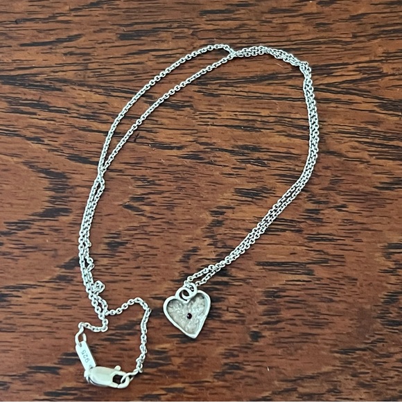 SOLD Mondo Mondo Sweetheart Necklace in Sterling Silver - Picture 6 of 7